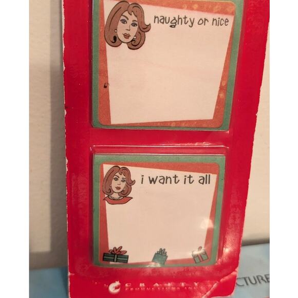 Gal Talk Christmas Sticky Notes - Picture 1 of 6